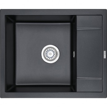Кухонная мойка GRANULA GR-6002 шварц (черный металлик) Кухонная мойка GRANULA GR-6002 шварц (черный металлик)