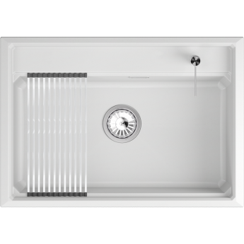 Кухонная мойка GRANULA KS-7301i Арктик белый Кухонная мойка GRANULA KS-7301i Арктик белый