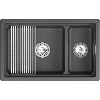Кухонная мойка GRANULA KS-7304iU Черный Кухонная мойка GRANULA KS-7304iU Черный