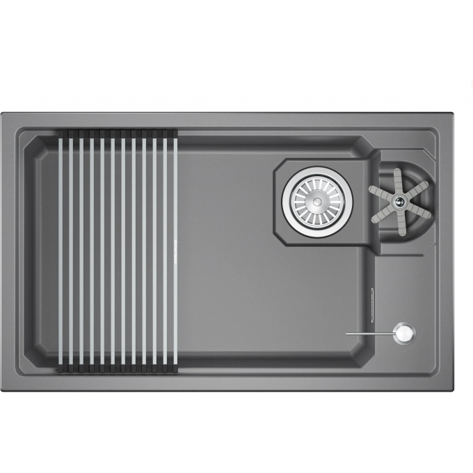 Кухонная мойка GRANULA KS-7309RU АЛЮМИНИУМ кварц 7309RU ALYUMIHIYM